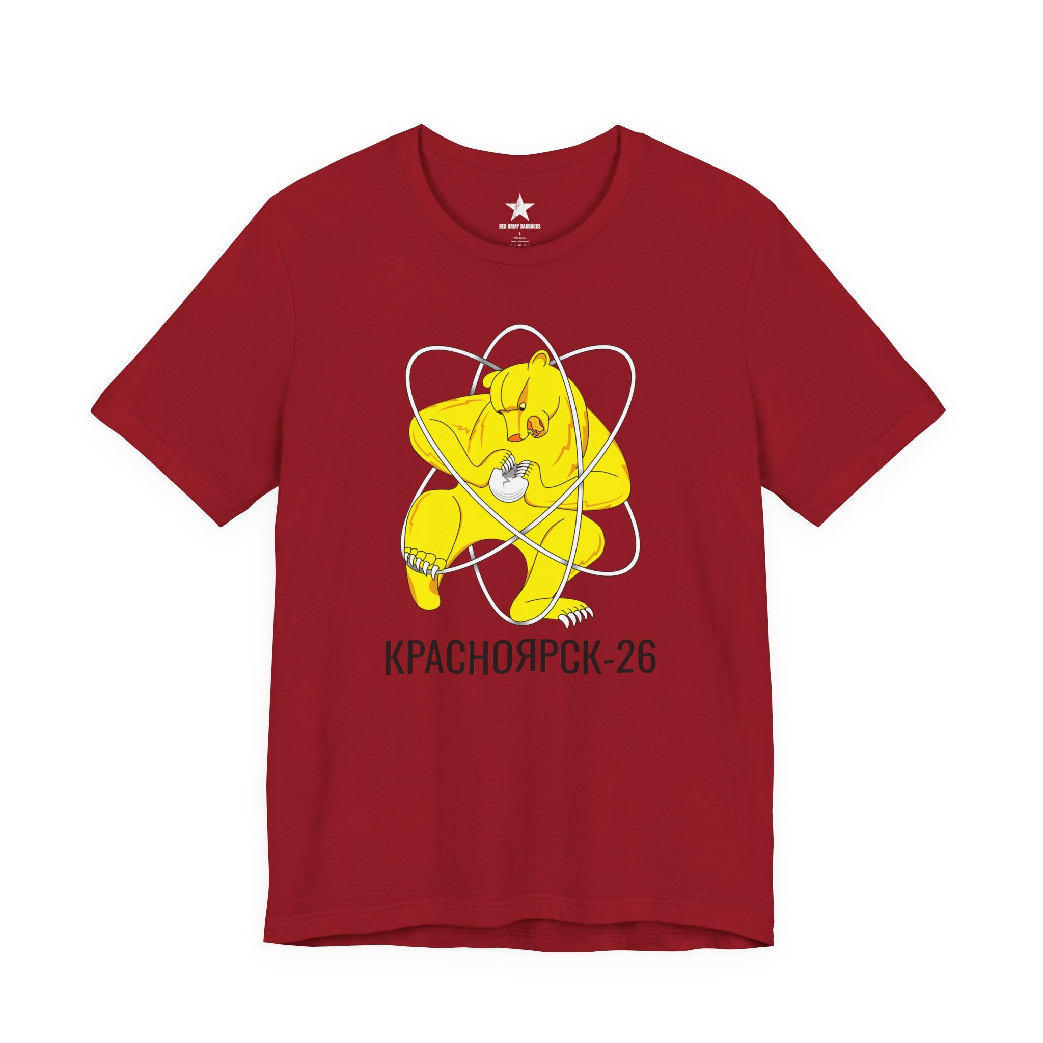 Krasnoyarsk-26 Yellow Atom Bear T‑Shirt