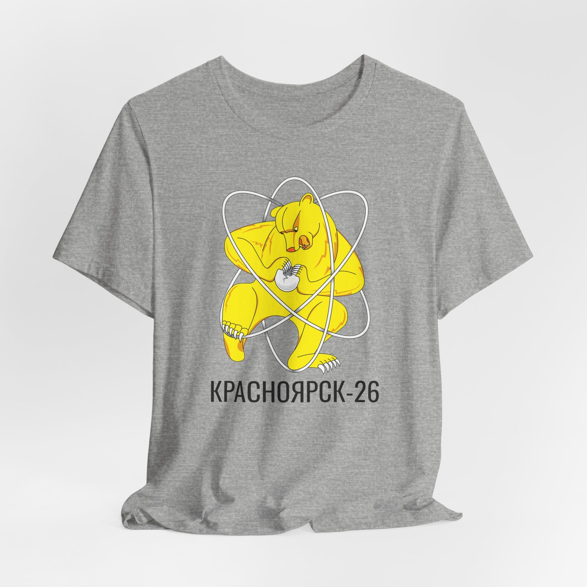 Krasnoyarsk-26 Yellow Atom Bear T‑Shirt