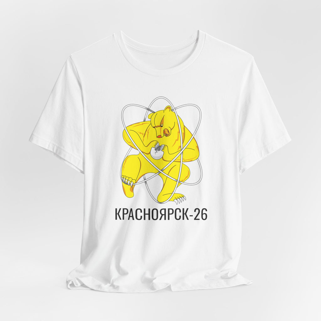 Krasnoyarsk-26 Yellow Atom Bear T‑Shirt