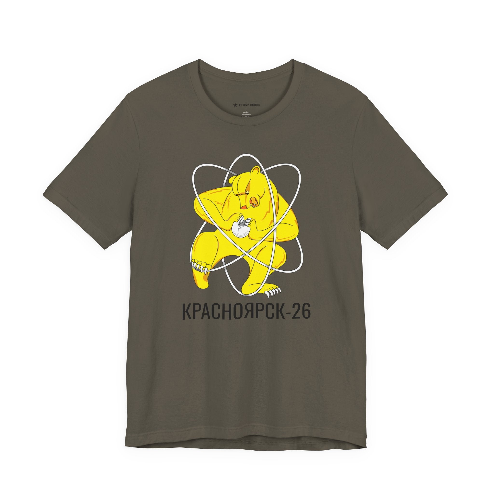 Krasnoyarsk-26 Yellow Atom Bear T‑Shirt