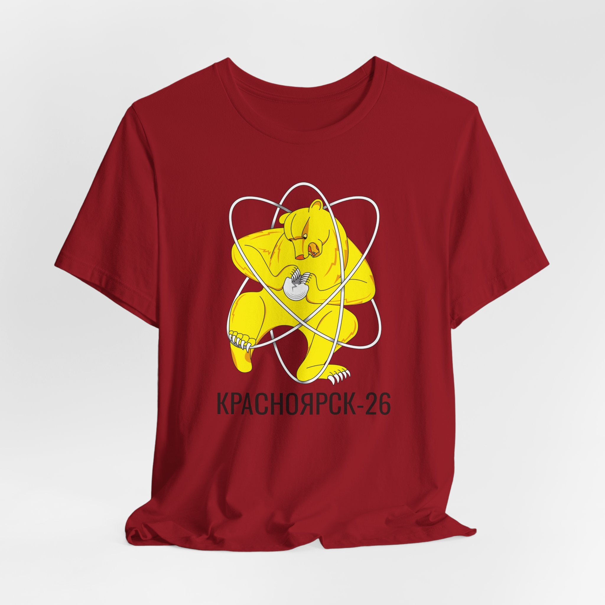Krasnoyarsk-26 Yellow Atom Bear T‑Shirt