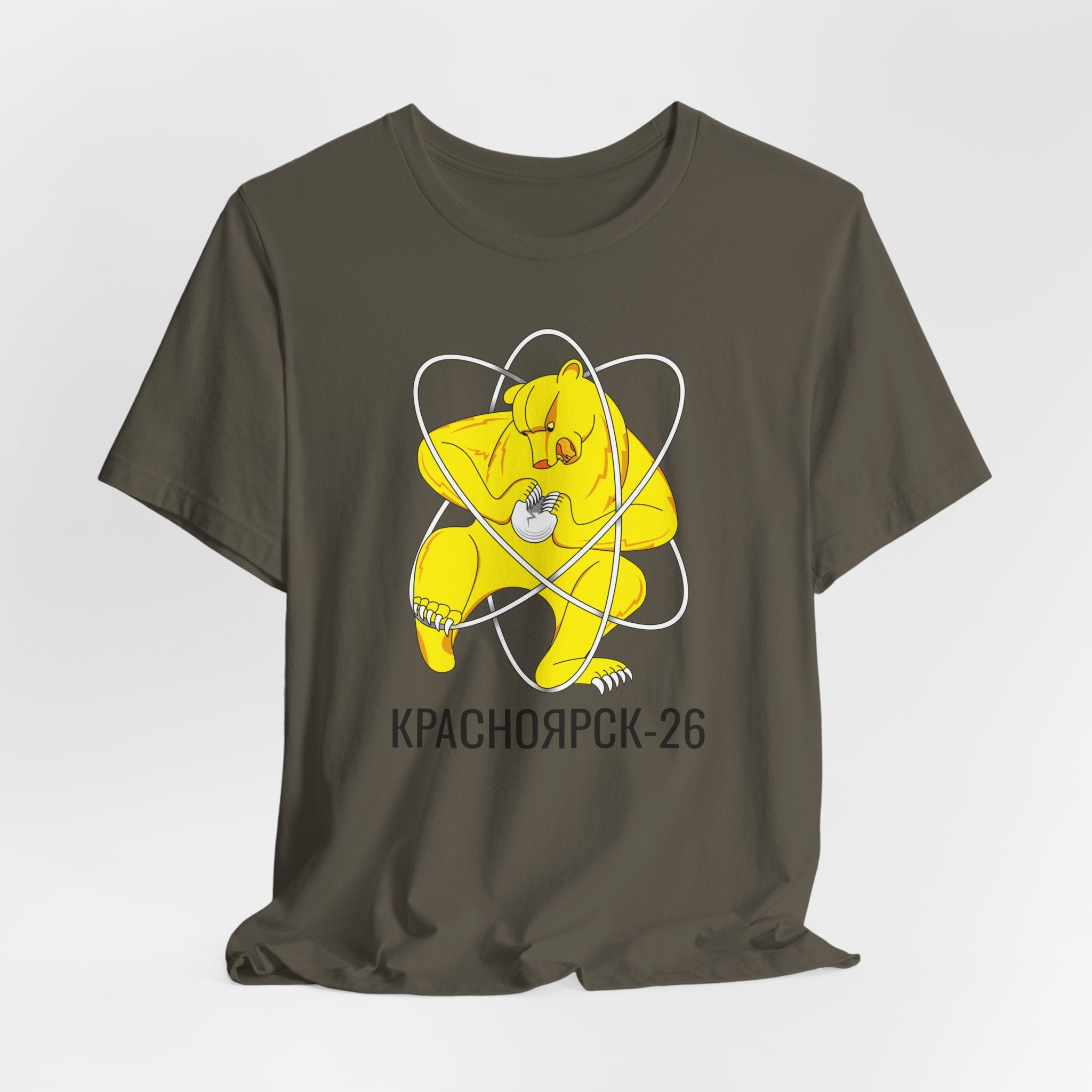 Krasnoyarsk-26 Yellow Atom Bear T‑Shirt