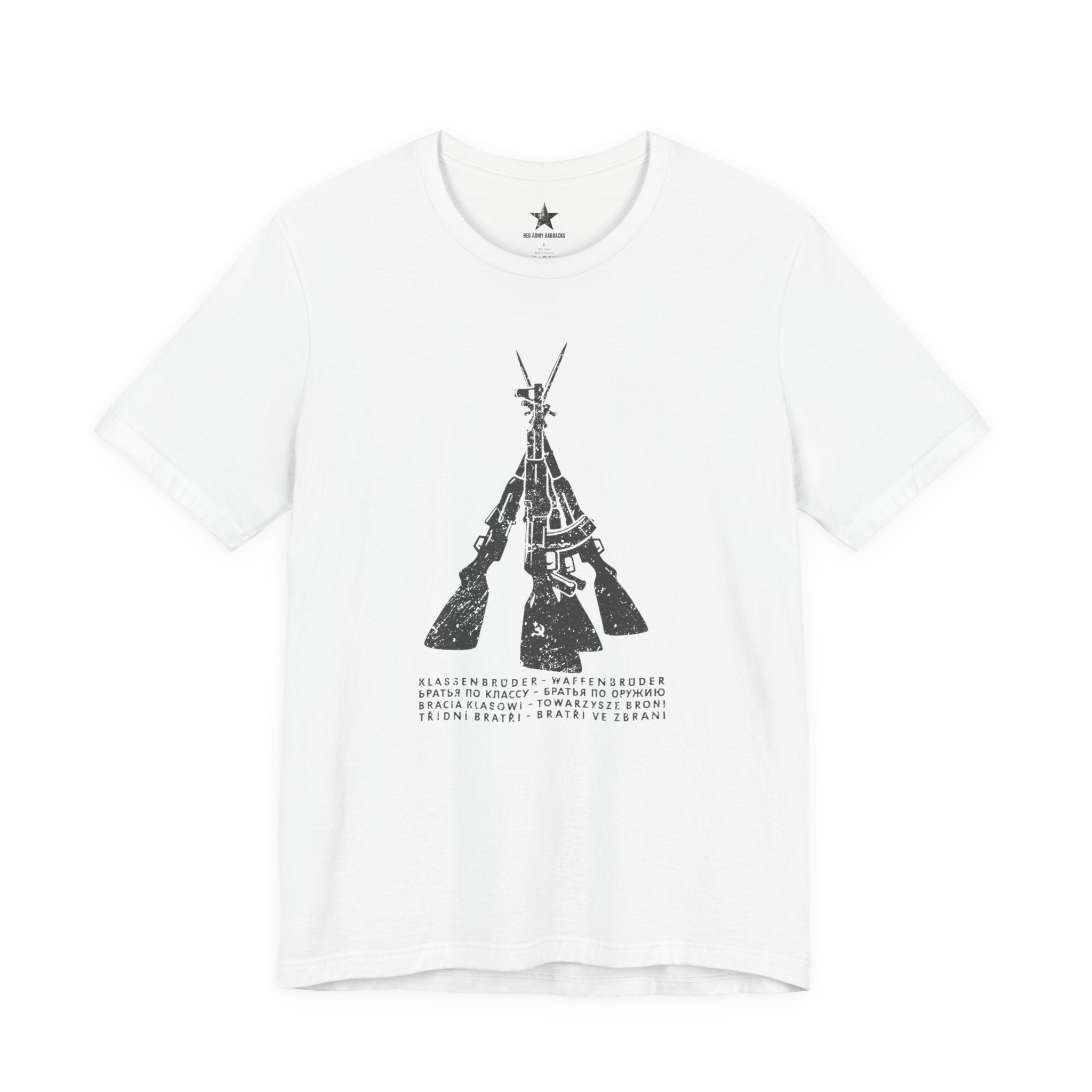 Soviet Bloc Brotherhood Rifle Stack T-Shirt