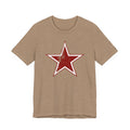 Distressed Red Star T‑Shirt — Vintage Americana Tee