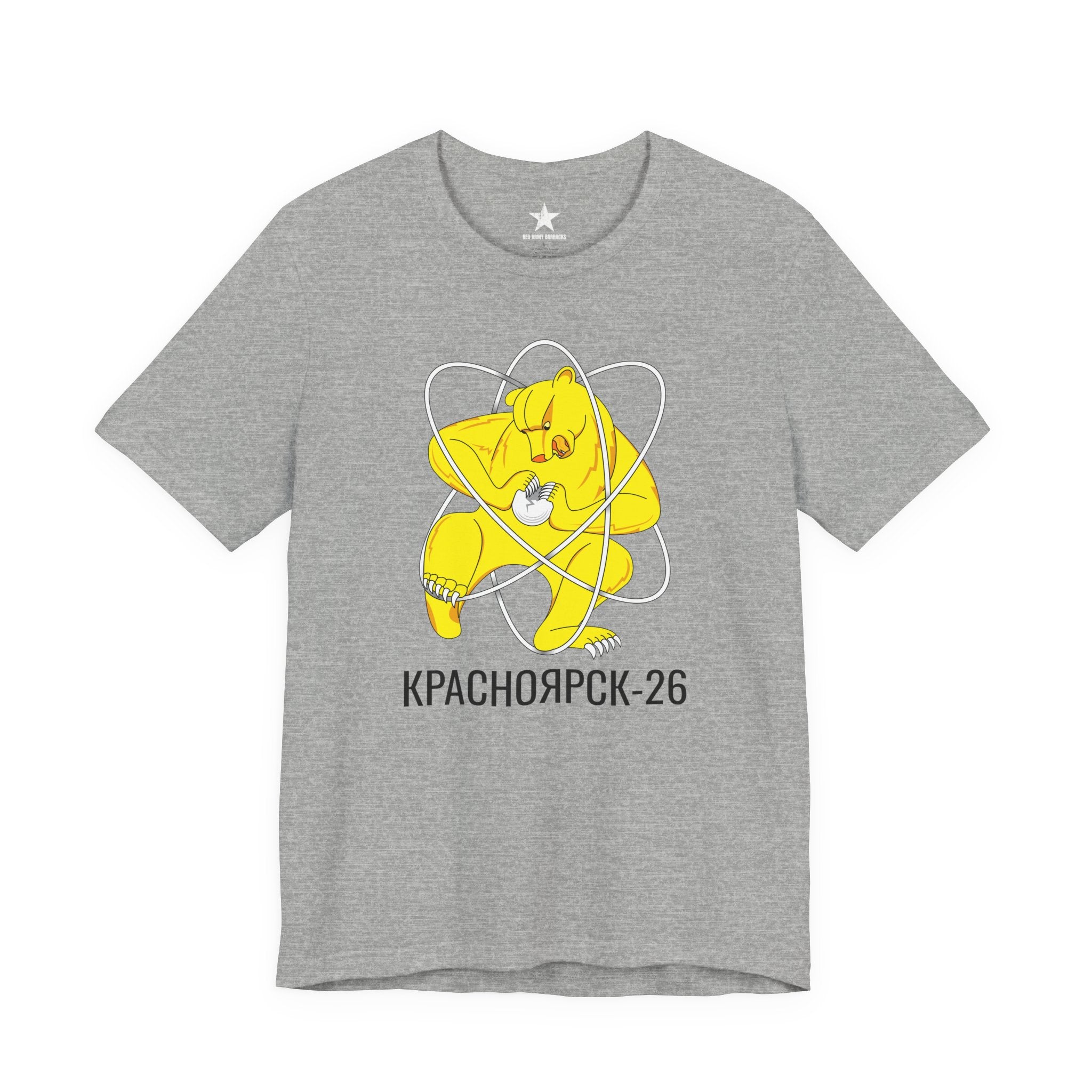Krasnoyarsk-26 Yellow Atom Bear T‑Shirt